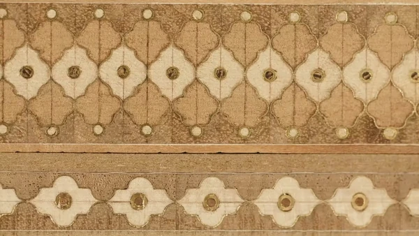 Khatam micro-mosaic marquetry — detail