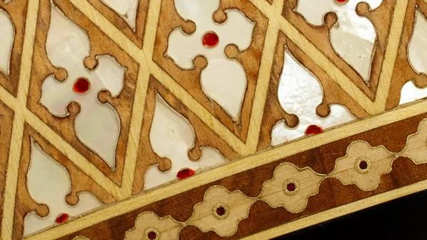 Khatam micro-mosaic marquetry — detail