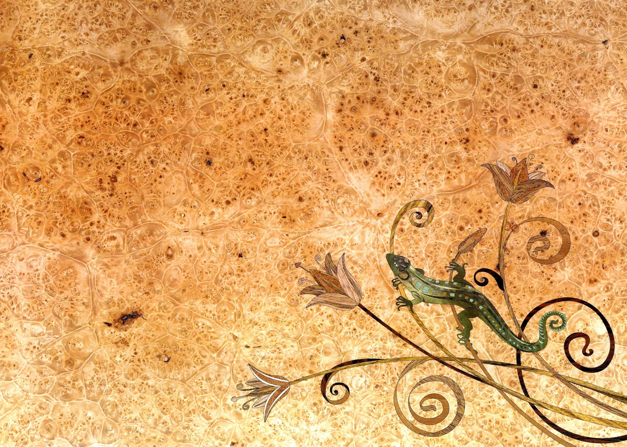 Archive marquetry detail