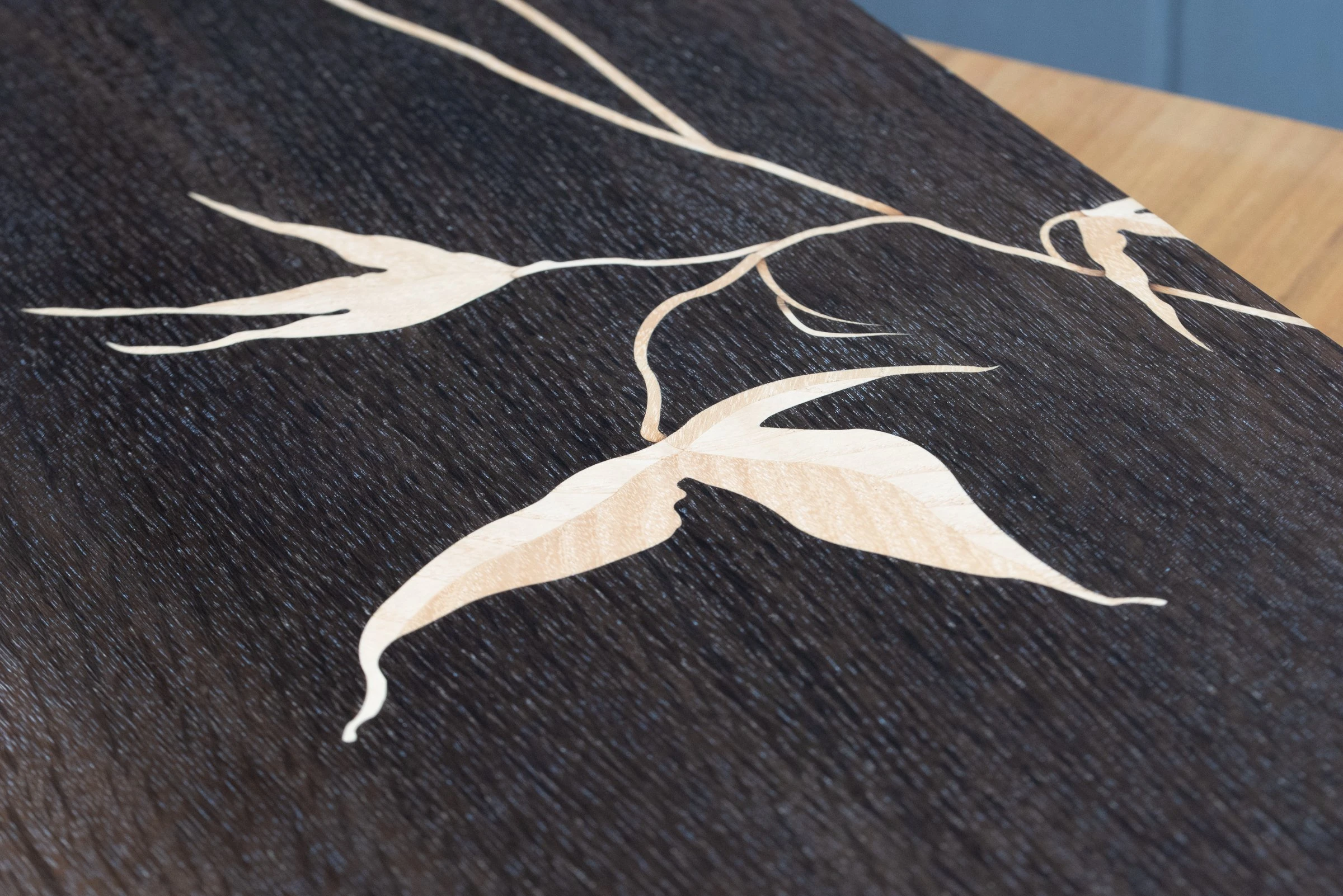 Bespoke marquetry work in progress