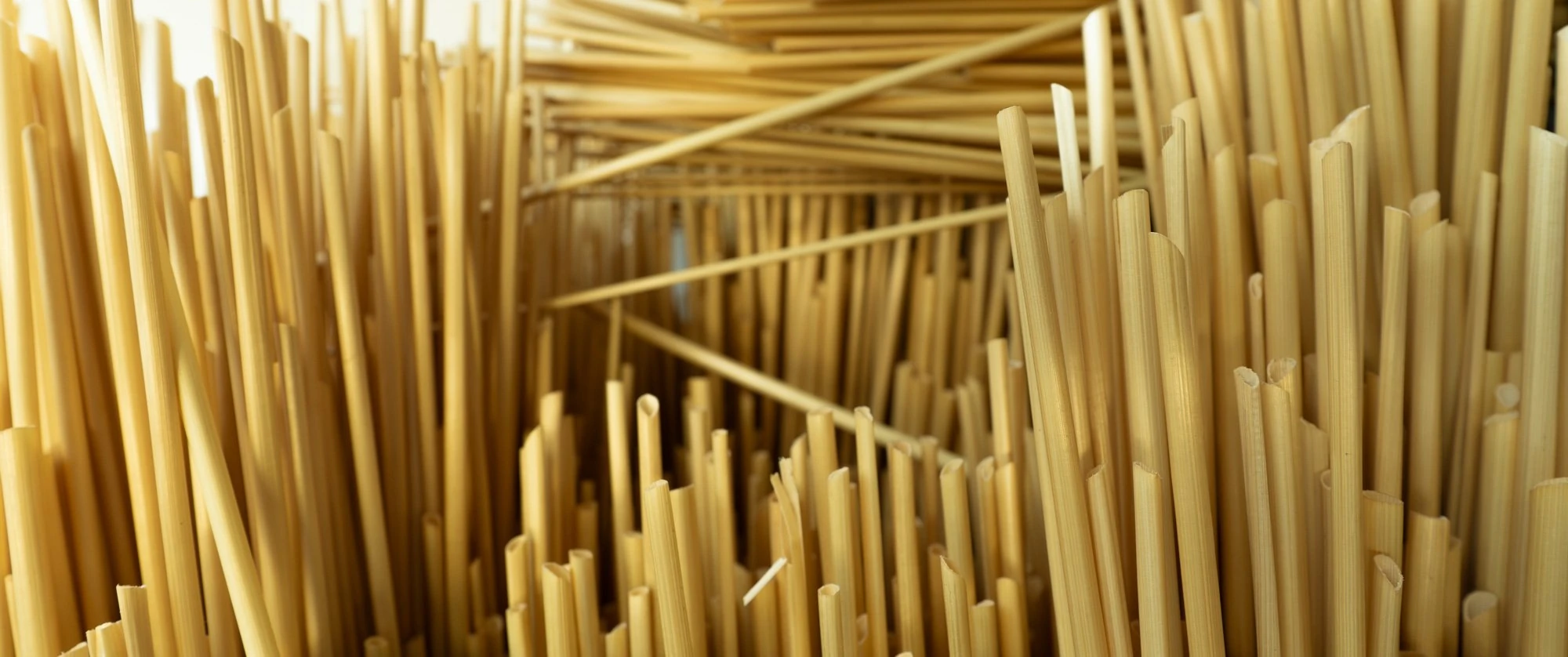 Natural Gold Straw Marquetry