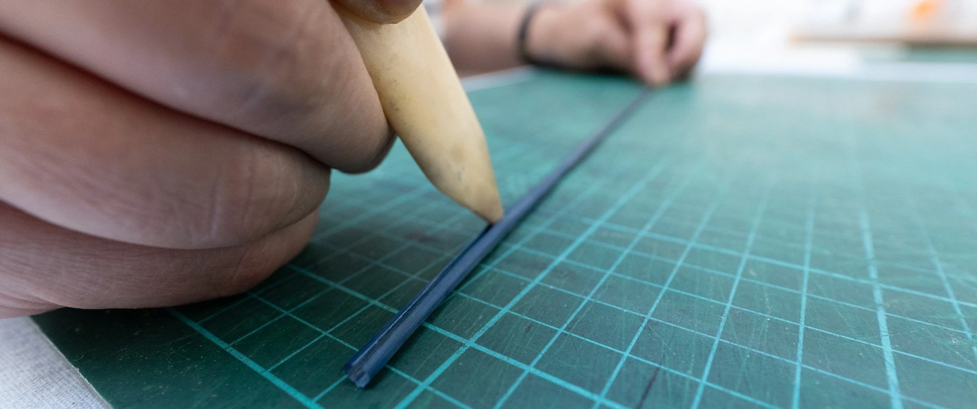 Straw marquetry technique