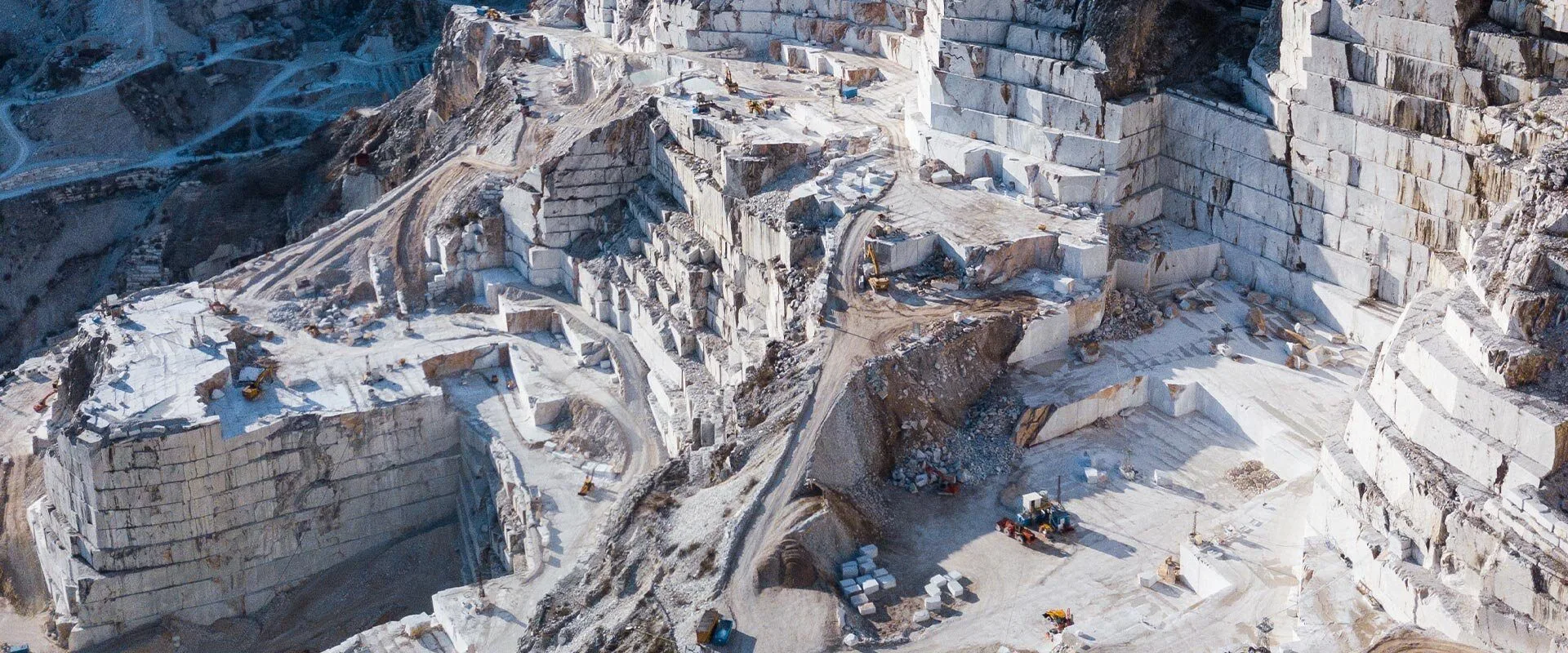 Marble mountain, Italy