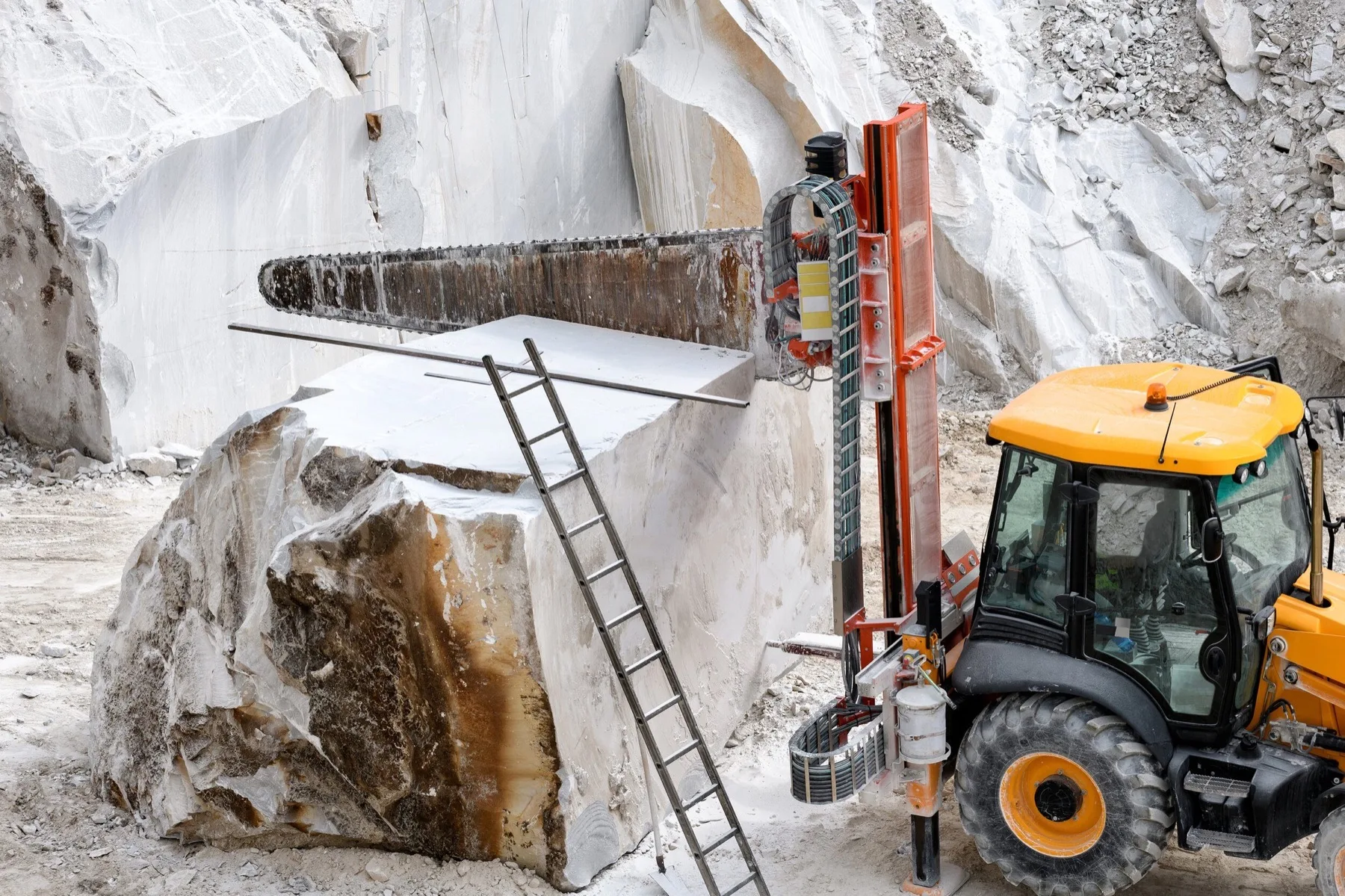 Marble cutting saw
