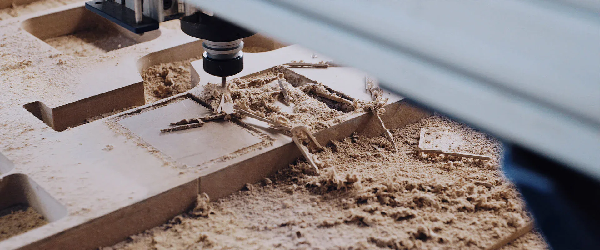 CNC Machine close up