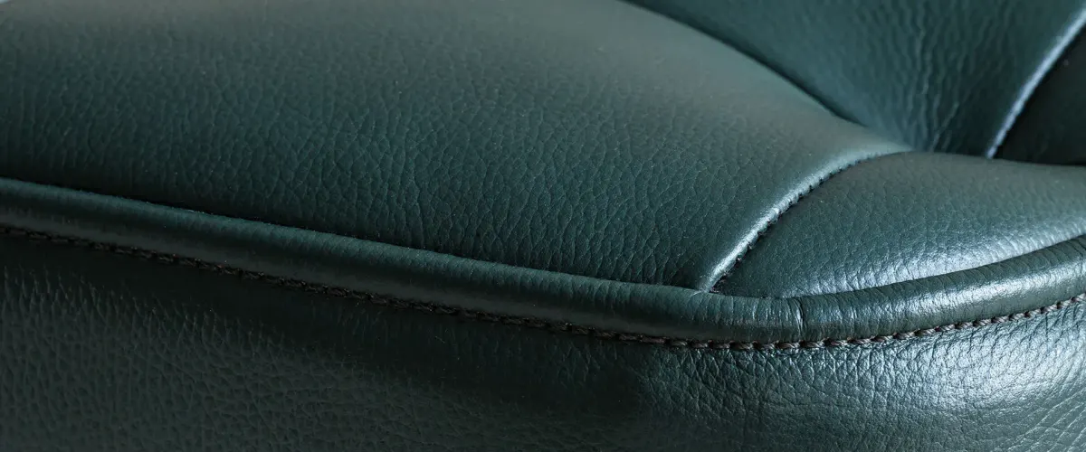 Upholstery leather detail