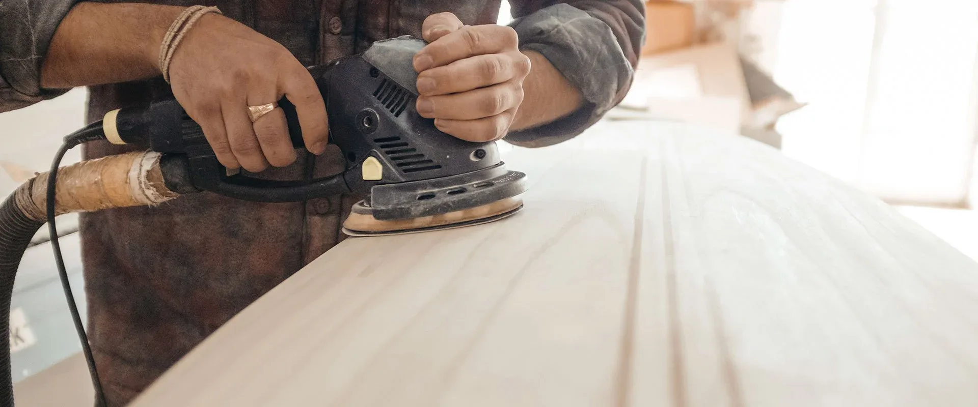 Wood sanding