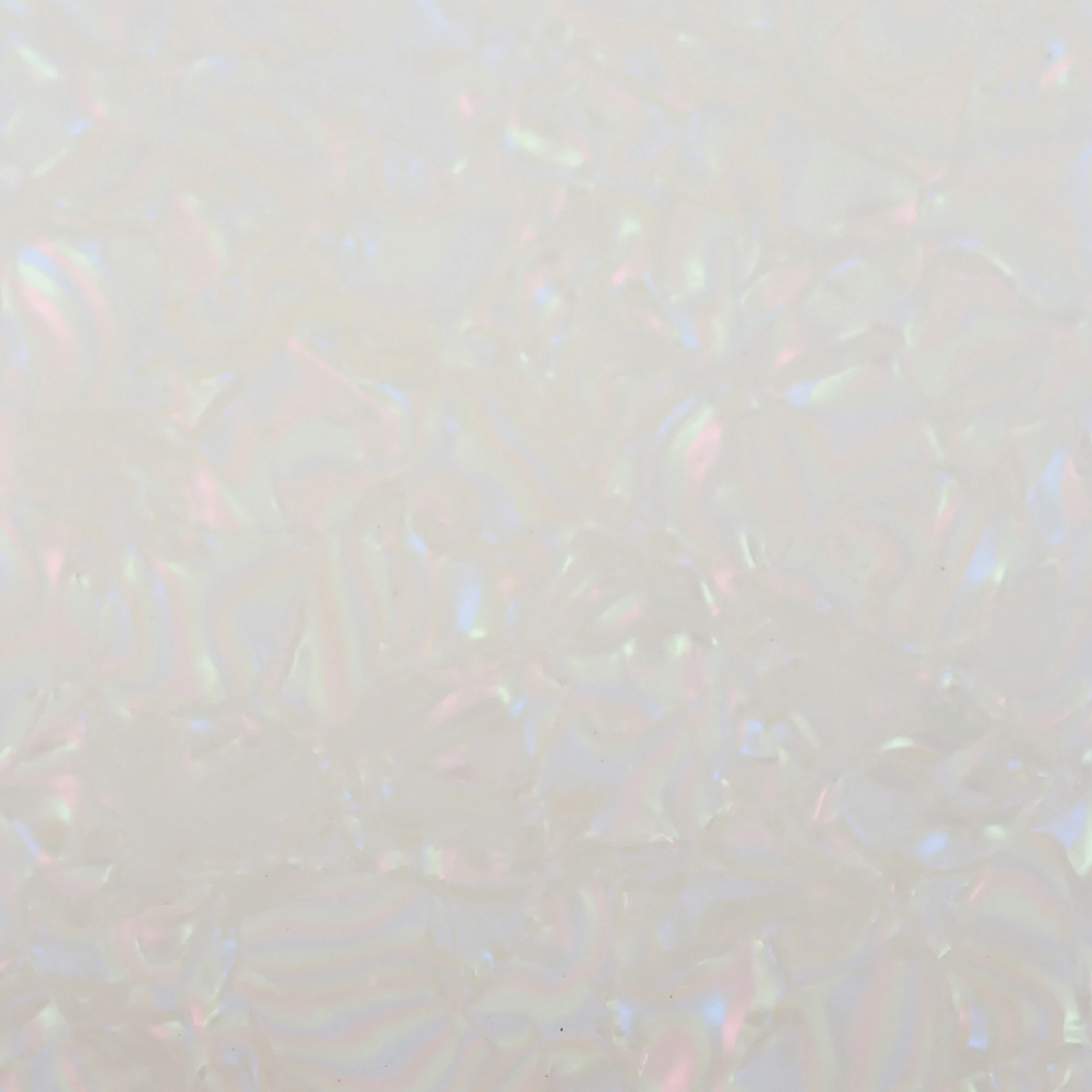 Pearlescent acrylic sheet in white