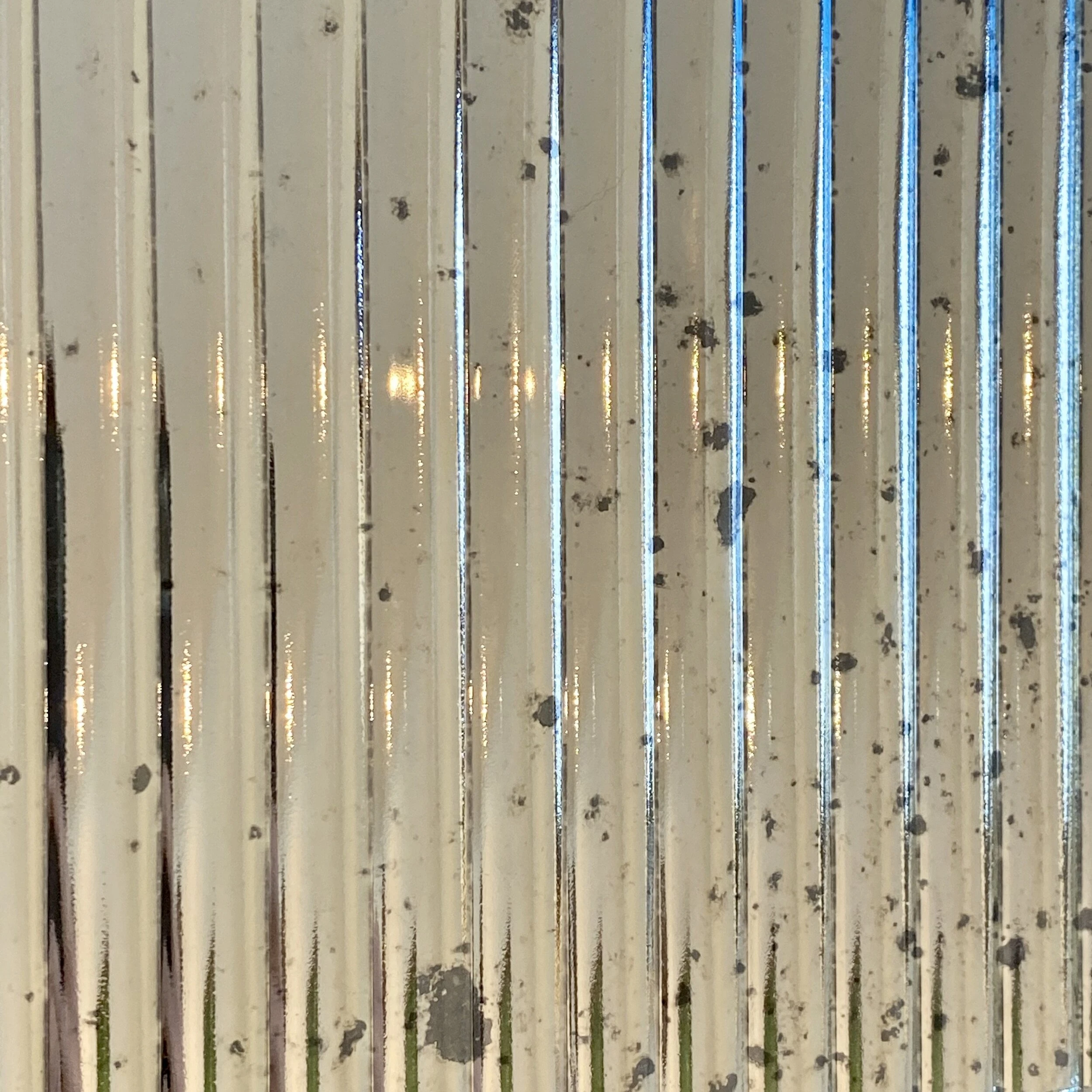 Vintage on Fluted Glass