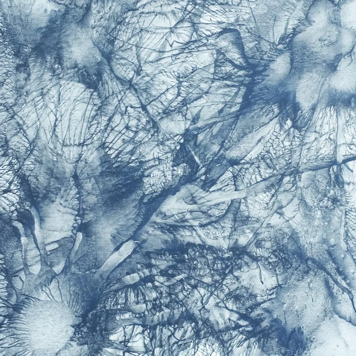 Blue Blown Lacquer