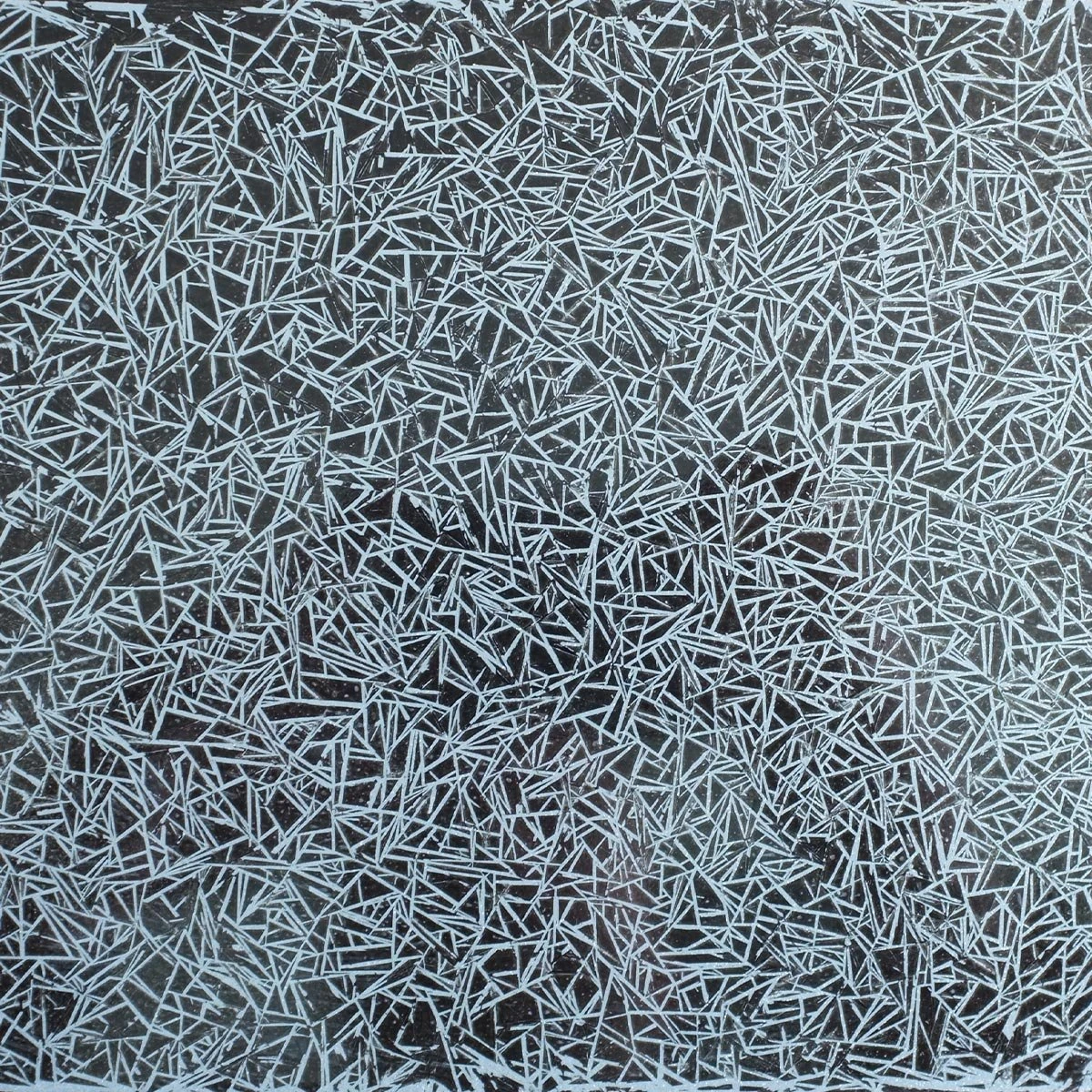 Black and White Painted Lacquer