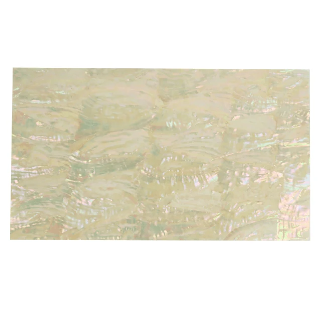 Lum a Natural Korean Abalone Varnished Laminate Shell Veneer