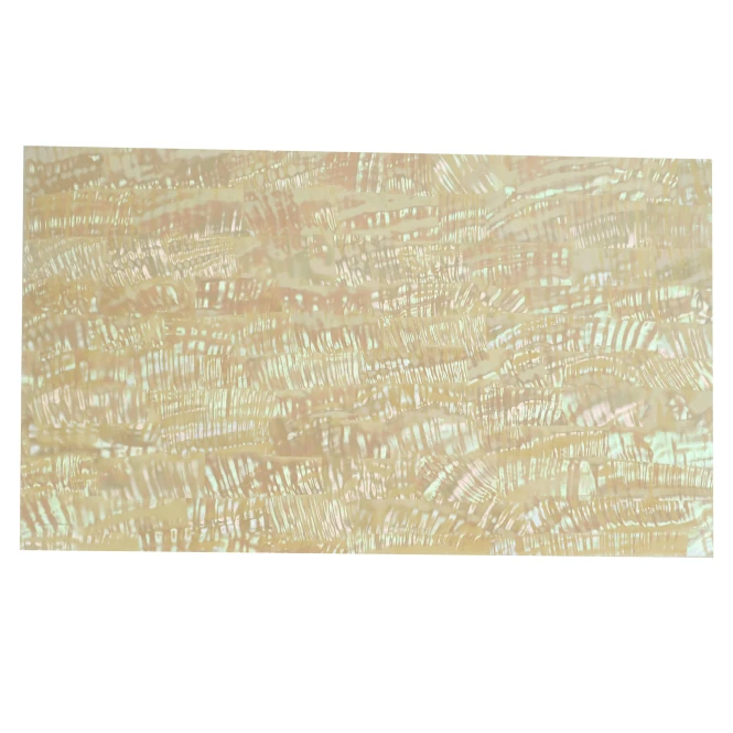 Lum a Natural Mexican Ripple Abalone Varnished Laminate Shell Veneer