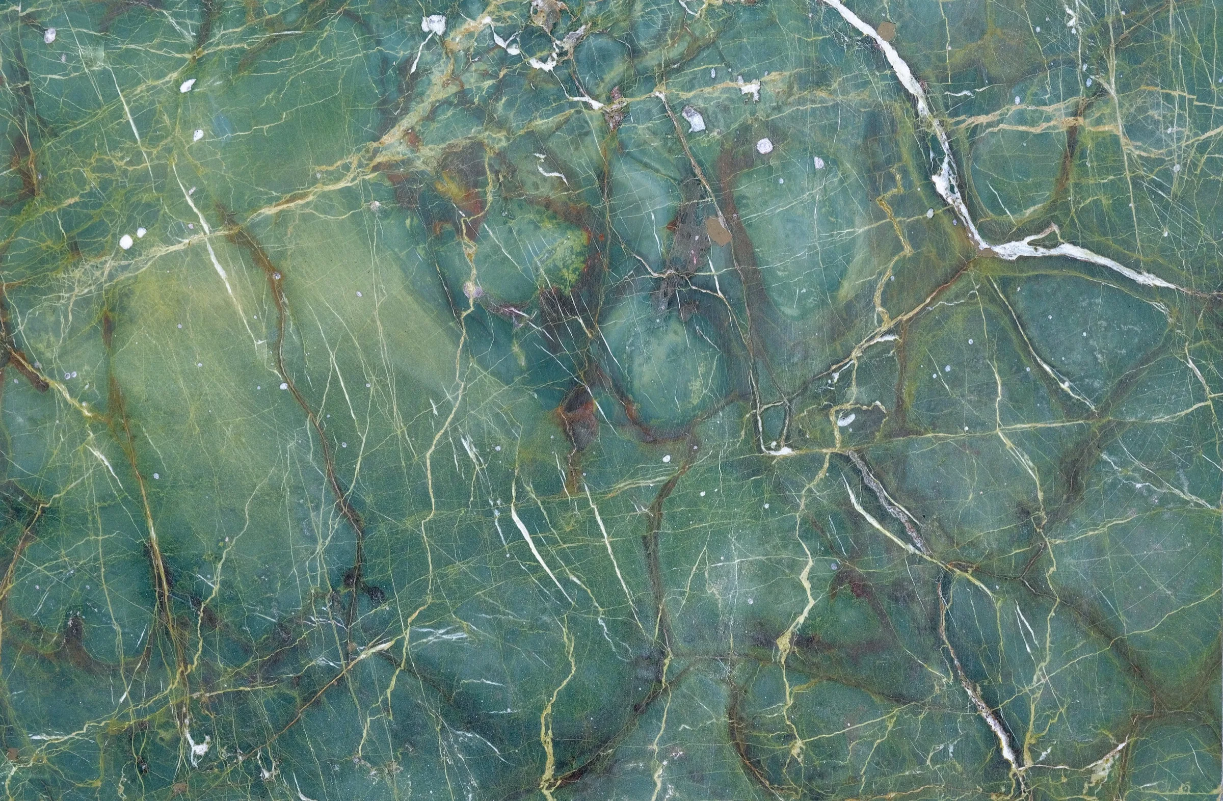 Green marble stone surface