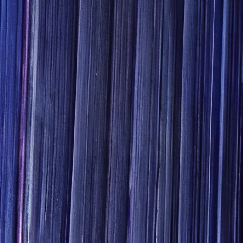 Straw marquetry dyed colour: Bleuviolet
