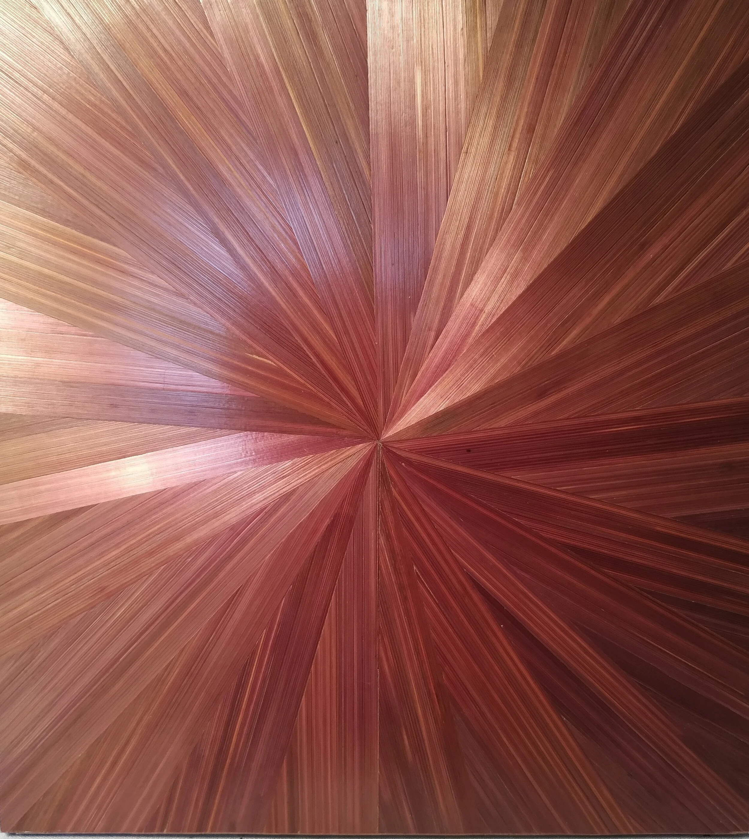 Straw Finishes for Straw Marquetry Sun Burst