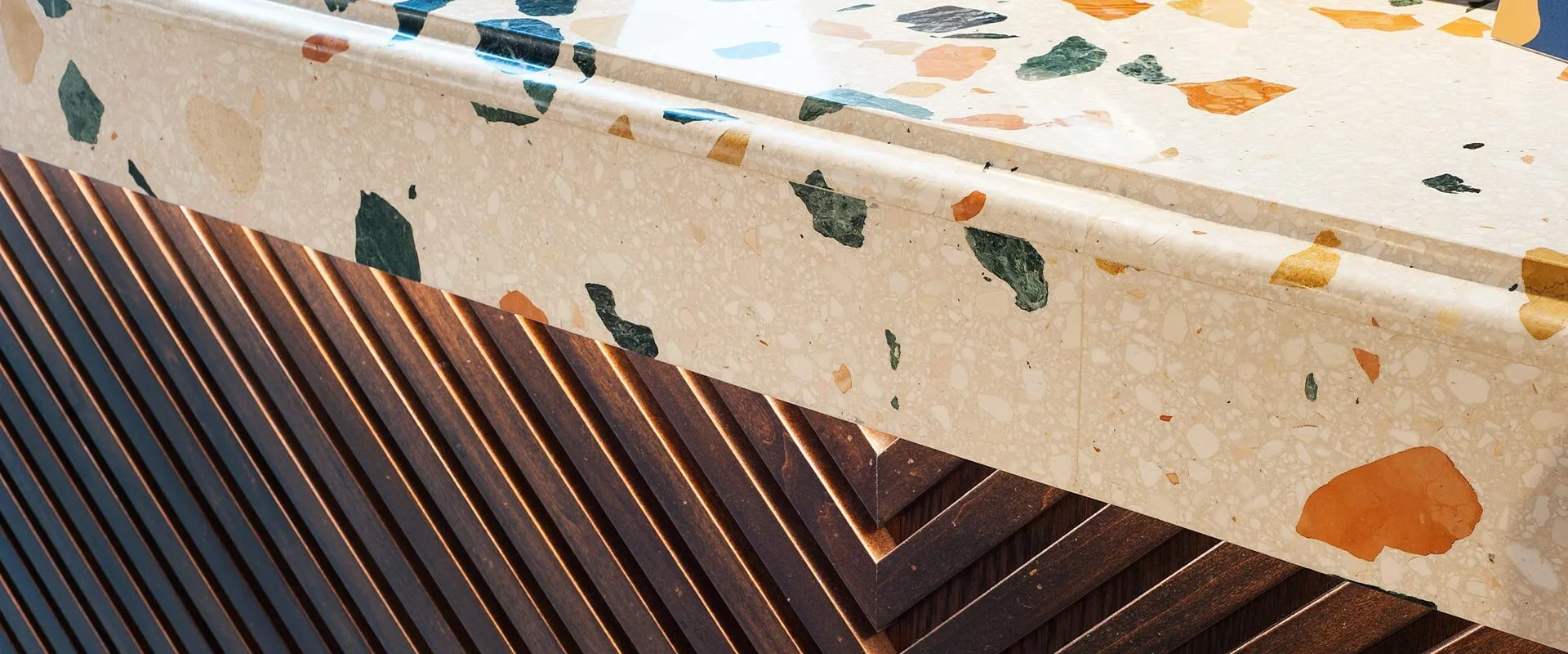 Terrazzo aggregate detail