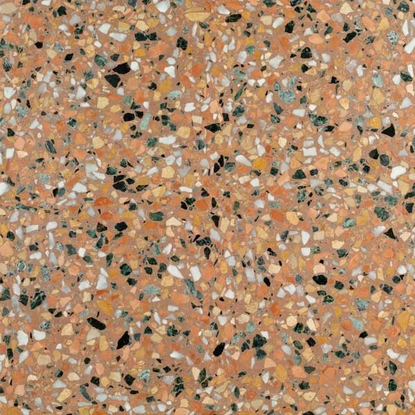 Bespoke terrazzo sample TE079 — colour and aggregate mix