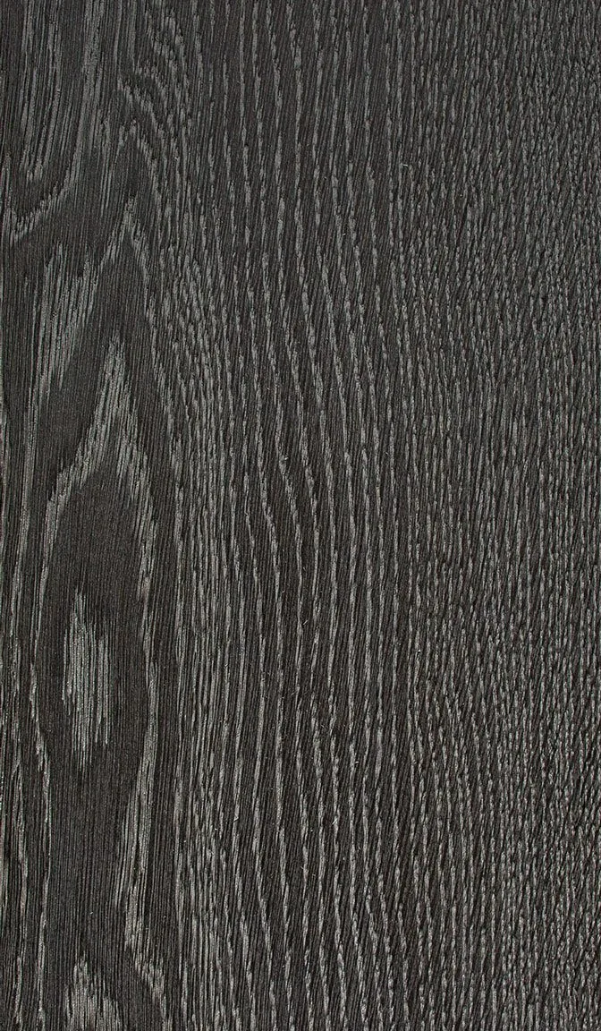 Classics Rocher Noir oak sample, a near black with a textured open grain