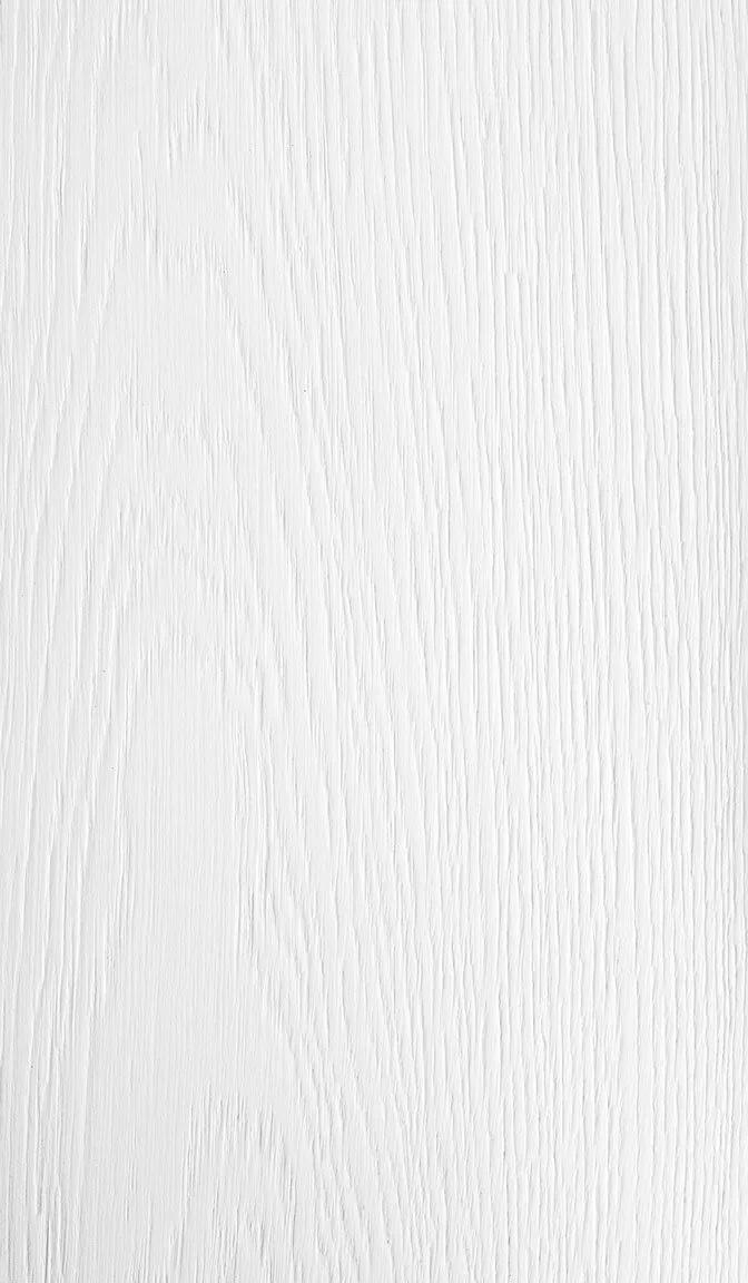Classics Tout Blanc oak sample, a clean, even white with the grain still visible