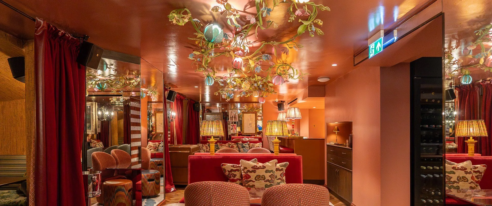 Downstairs bar at Julie's Restaurant — bespoke furniture by Make Bespoke Studio