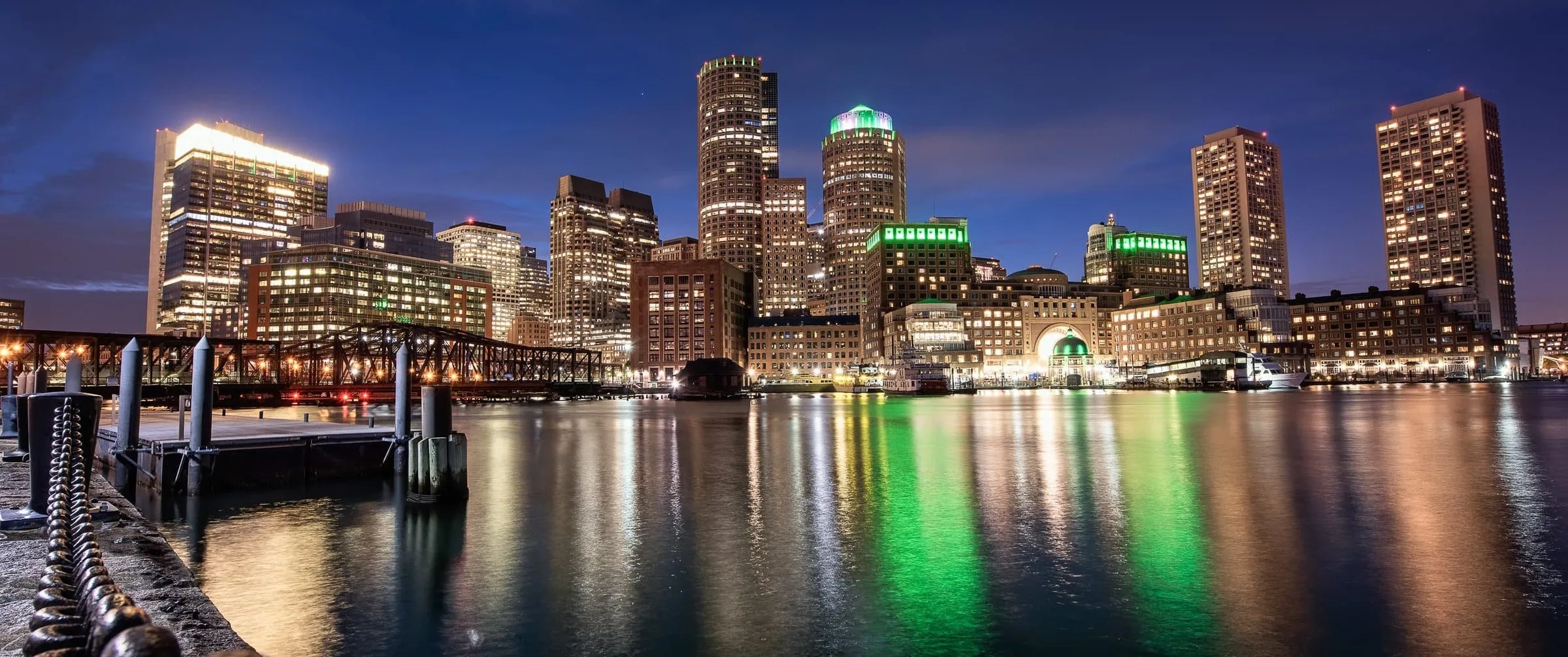 Rowes Wharf apartment