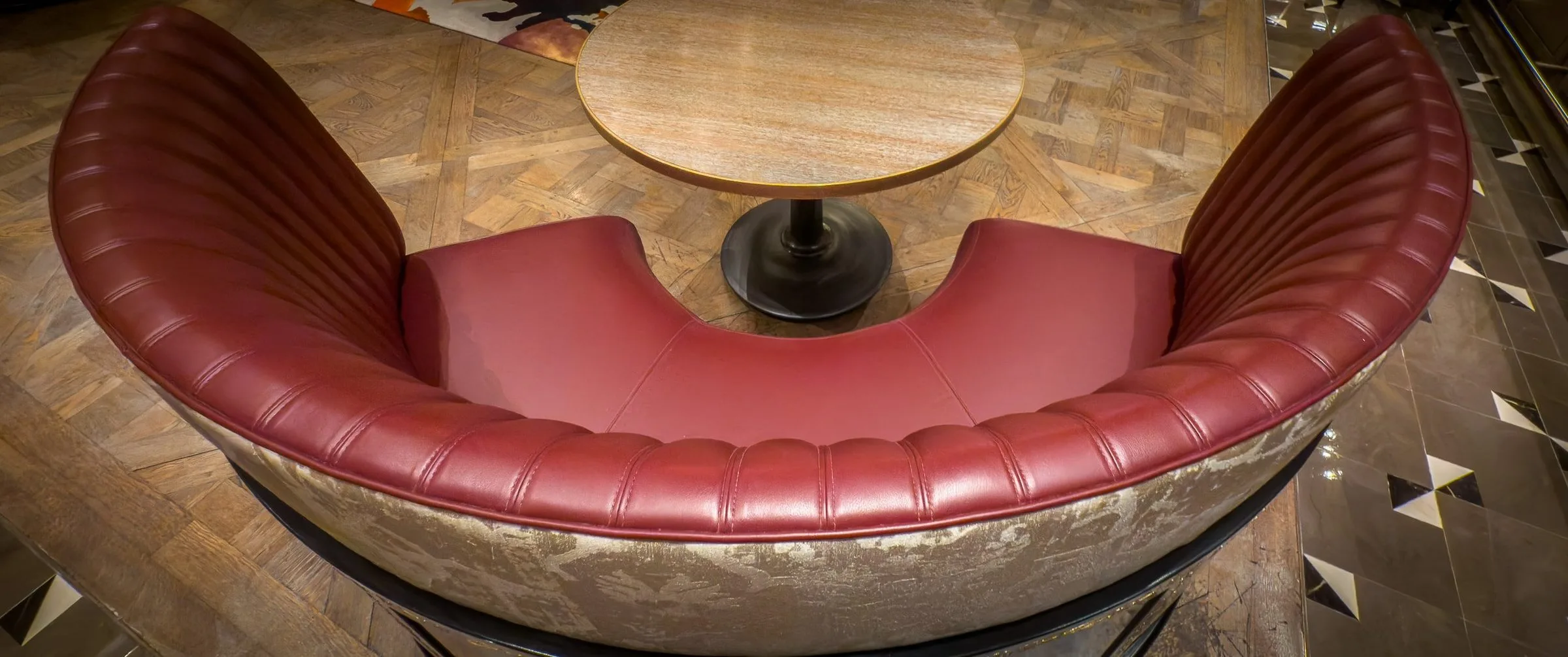 Frame and upholstery detail — The Grill at The Dorchester